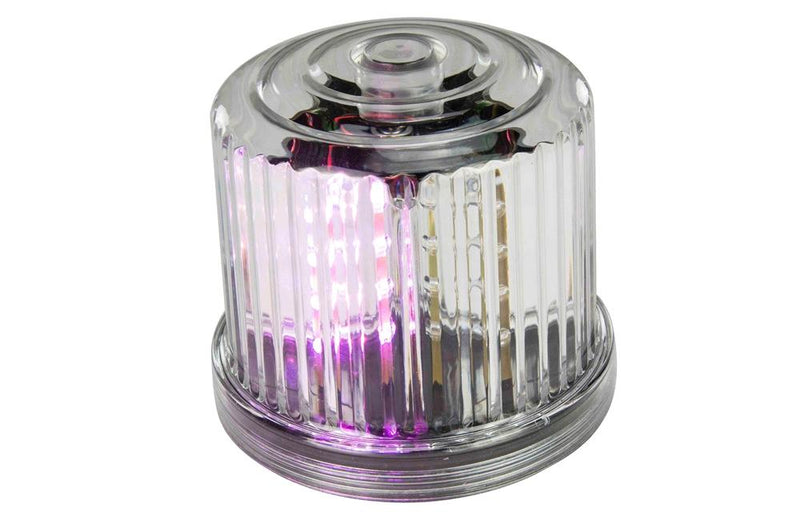 Purple LED 360 Degree Indicator Light - 20 LEDs - Battery Powered - Magnetic Base - Steady Burn