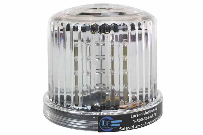 White LED 360 Degree Indicator Light - 20 LEDs - Battery Powered - Magnetic Base - Steady Burn