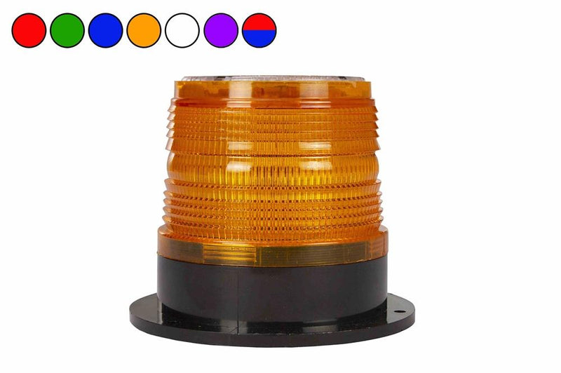 5W Battery-Powered LED Indicator Light - Visible up to 500' at Night - Colored Lens - Magnetic Mount