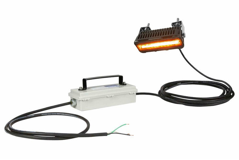 27W LED Crane Zone Light - Pedestrian Safety - Orange Light - 120/277V AC 50/60 Hz- Aluminum Alloy