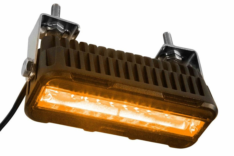 27W LED Forklift Zone Light - Pedestrian Safety - Amber Light - 10-100V DC - Aluminum Alloy