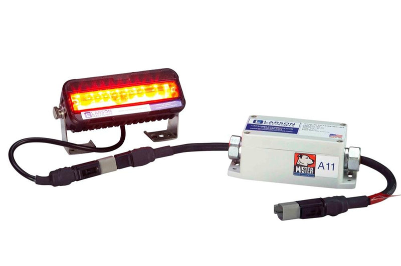 27W LED Forklift Zone Light - Pedestrian Safety - Strobe - Red Light - 12-36V DC - Aluminum Alloy