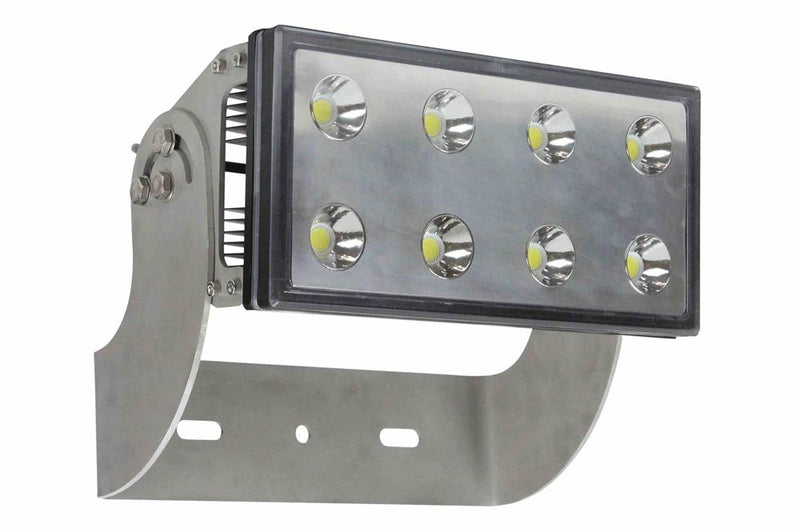 100 Watt High Output LED Wall Pack Light - 400W Metal Halide Equivalent - 10,000 Lumens - 120-277V - 10' 16/3 SOOW Cord w/ General Area Cord Cap