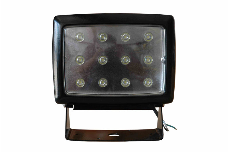 Larson 25 Watt Low Profile LED Wall Pack Light - 4000K - Wide Flood Beam - 10' Cord - U-Bracket Mount - DLC