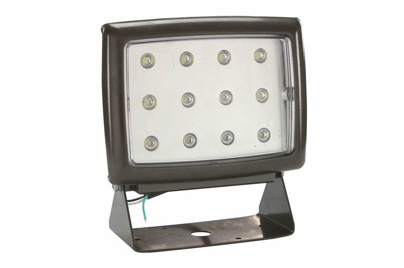 Larson 25 Watt Low Profile LED Wall Pack Light - 5000K - Wide Flood Beam - U-Bracket Mount - DLC