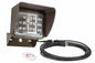 Larson 60 Watt Remote Control Color Changing LED Wall Pack Light - 20' Cord - U-Bracket Mount - Wide Flood
