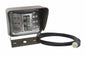 Larson 60 Watt Colored LED Wall Pack Light - Wide Flood Beam - U-Bracket Mount - 55' Cord