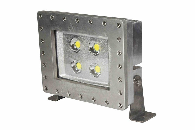 50W LED Wall Pack Light - 500W Quartz Halogen Equivalent - (4) 12.5W LEDs - Submersible - 24VDC