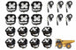 Larson LED Light Package for Caterpillar 789C Dump Truck - LED Retrofit/Fitout  (14) LEDP10W-50E  (6) LED