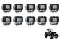 Larson LED Cab Light Upgrade Kit for CAT Challenger 75E Tractors - (10) LEDEQ-3X2-CPR