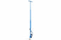 10' Light Mast w/ Electric Winch - 5' to 10' - 208V - Fixed Mount, Base Plate - Cable Guides