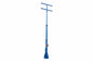 3-Stage Light Mast - Extends to 14' - Mount LED, HID, Halogen, Metal Halide Fixtures - H-Mount Mast