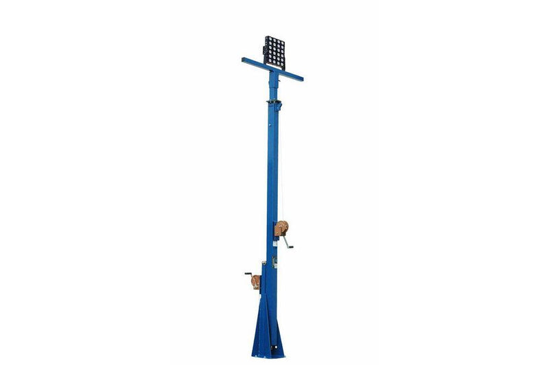 250W LED Adjustable Light Tower - 10-16' Tower - 30,000 Lumens - Steel Construction - 12-24V DC