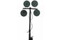 4000 Watt 16 Foot Telescoping Light Mast - Fold Over Light Tower - 360Ãƒâ€šÃ‚Â° Rotating Boom - High Mast