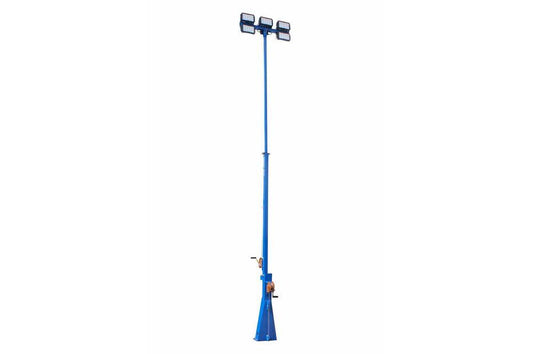 750 Watt High Intensity LED Light Tower - Extends up to 16 Feet - Fold Over Boom - 73,950 Lumens