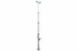 7-18' 4-Stage Light Mast - Cord Reel Mounting Plate - Wide Foundation w/ T-Head Mast Plate - Winch