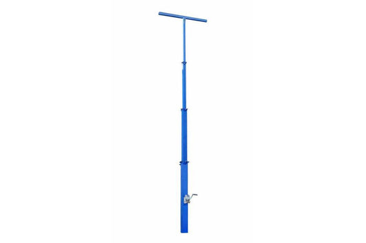 4-Stage Light Mast - 7-18 Feet - Cord Reel Mounting Plate - Mount LED, HID, Metal Halide Fixtures
