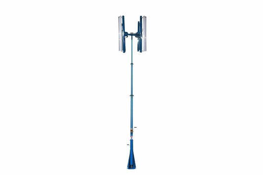 640W LED Area Light Tower - 12' to 20' Mast - Balloon Light Alternative - 50' 16/3 SOOW Cord