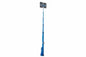 5-Stage Light Tower w/ (4) 250W LED Light Fixtures - 129,600 Lumens - 6.5' to 20' Tower - IP67 - 40' 16/3 SOOW Cord