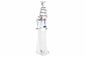 20 Foot Five Stage Fixed Mount Light Mast - 6.5-20' - 8" x 7" Top Plate - Cable Guides - Electric Winch - White Powder Coat Finish