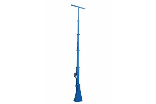 20' 5-Stage Fixed Mount Light Mast - Extends to 20' - Collapses to 6.5' - Automatic Winch - 24V DC