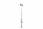 24' Outdoor Security Mast - 120V EW w/ Remote Control Box, Fixed Mount - (2) Cameras, CAT5e Cable