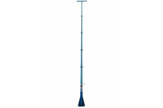 24 Foot Five Stage Fixed Mount Light Mast - Extends up to 24' - Collapses Down to 8'