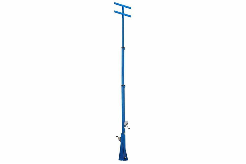 27' Telescoping Light Mast - 12-27' Fold Over 3 Stage Tower - 360Ã‚Â° Rotating Boom - H-Mount Mast Head