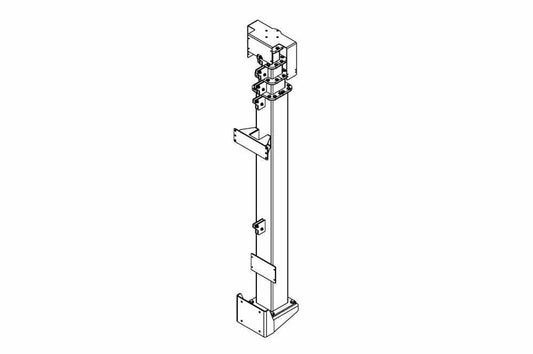 Five Stage Light Mast - 7' to 25' - Aluminum - Mount LED, HID, Halogen, Metal Halide Fixtures - Wall Mount Compatible