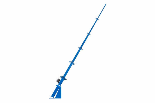26 Foot Six Stage Fixed Mount Light Mast - Extends up to 26' - Collapses to 7.5' - Electric Operation - 60Ã‚Â° Angle Mast