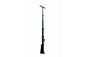 28' Five Stage Fixed Mount Telescoping Light Mast - Extends to 28 Feet - Collapses to 6 Feet