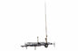 Mobile Communication Tower w/ Trailer - 12' to 30' - Antenna Mount Pole - Cell on Wheels - Tan