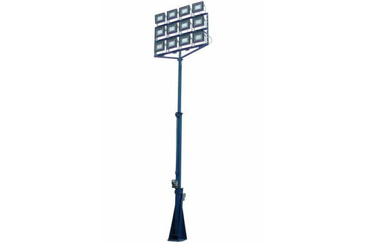 Explosion Proof Light Plant - 30 Foot Telescoping Mast - (12) 150 Watt LED Lights - 12'-30' - C2D1