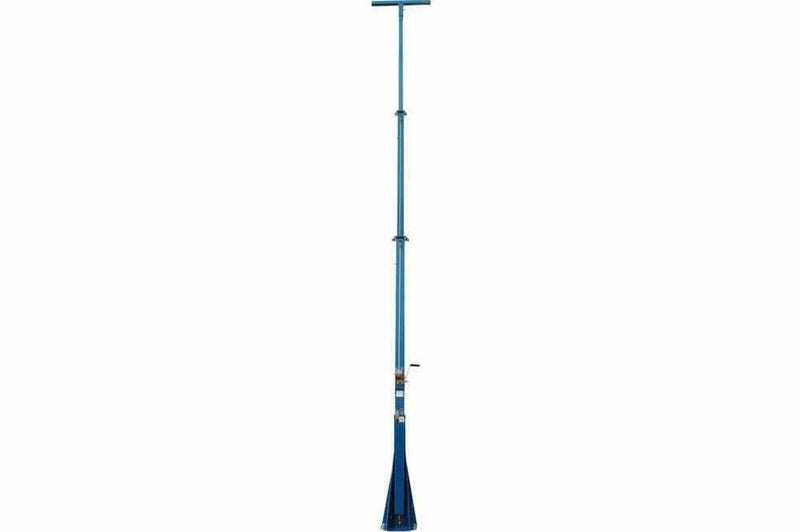 30' Telescoping Light Mast - 12-30' Stationary Three Stage Light Tower - 360Ã‚Â° Rotating Boom - 12/3 Coiled Cable