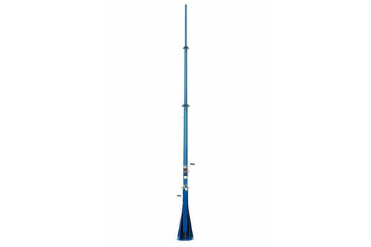 Thirty Foot Telescoping Light Mast - 14-30' Fold Over Three Stage Light Tower - 360Ã‚Â° Rotating Boom
