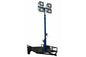 600 Watt Three Stage Light Mast on 14 Foot Single Axle Trailer - Extends up to 30 Feet - (4) Lights