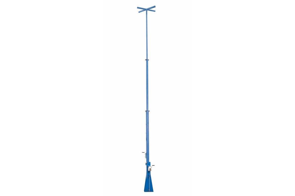 30' Telescoping Light Mast - 12-30' Fold Over 3 Stage Light Tower - 360Ã‚Â° Rotating Boom - X Mast Head