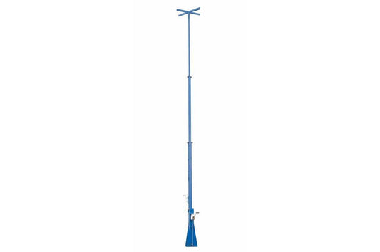 30' Telescoping Light Mast - 12-30' Fold Over 3 Stage Light Tower - 360Ã‚Â° Rotating Boom - X Mast Head