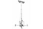 2880W LED Light Plant - 440V Input - 2000LB Skid Mount 5-Stage Electric Mast - Extends up to 30'