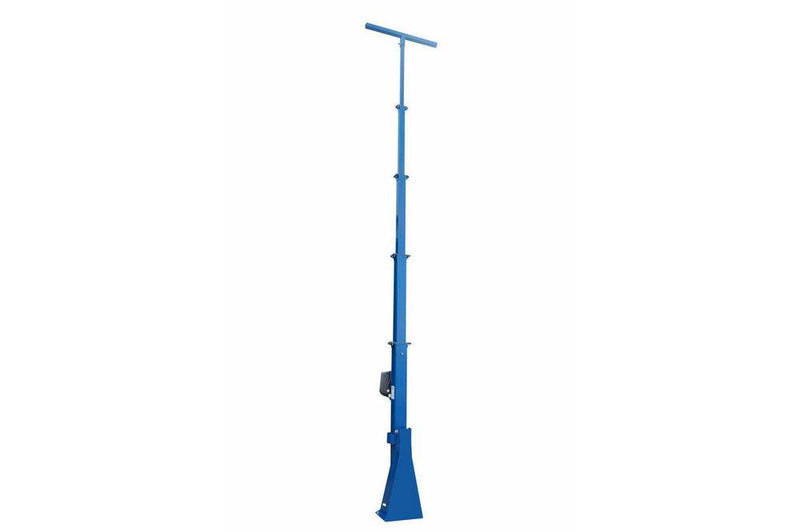 30 Foot Five Stage Light Mast - Collapses to 8.75 Feet - Electric Winch - 200lb Payload Capacity