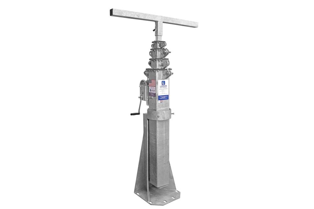 30' Five Stage Telescoping Light Mast - Extends up to 30 Feet - Collapses Down to 8.75 Feet