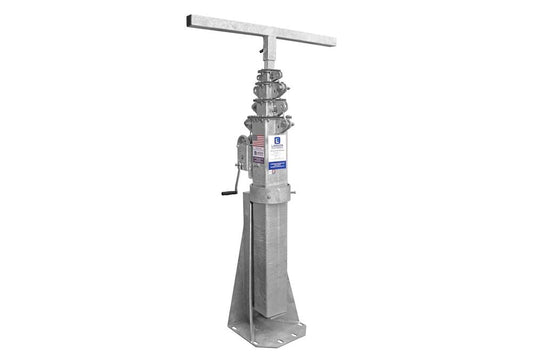 30' Five Stage Telescoping Light Mast - Extends up to 30 Feet - Collapses Down to 8.75 Feet