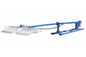 30 Foot Horizontal Light Mast - (4) 400 Watt LED Lights - Electric Winch - Weighted Skid Base