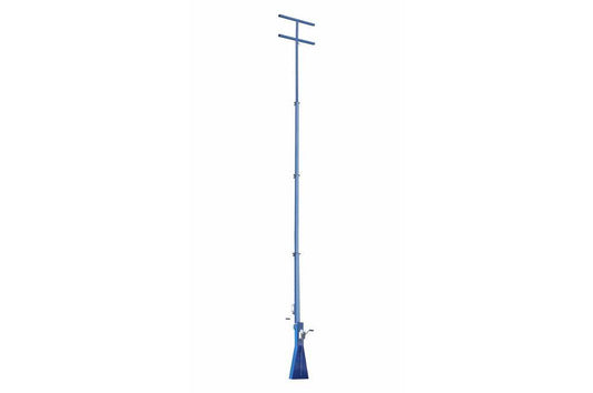 43' Telescoping Light Mast - 16-43' Fold Over 4-Stage Tower - 360Ã‚Â° Rotating Boom - H-Mount Mast Head