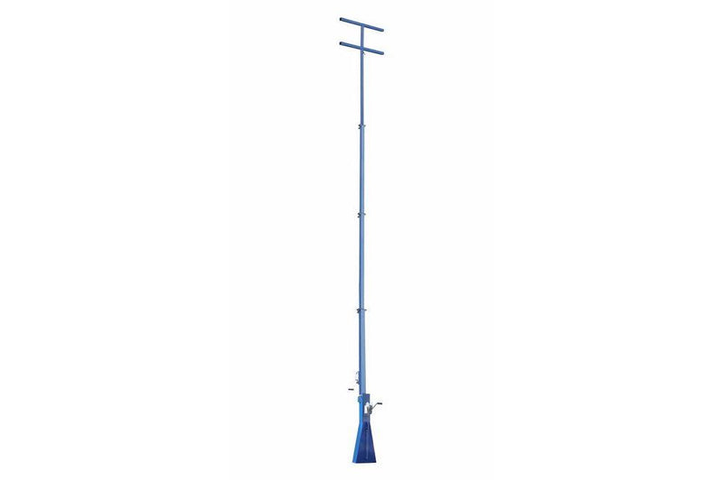 43' Telescoping Light Mast - 16-43' Fold Over 4-Stage Tower - 360Â° Rotating Boom - H-Mount Mast Head