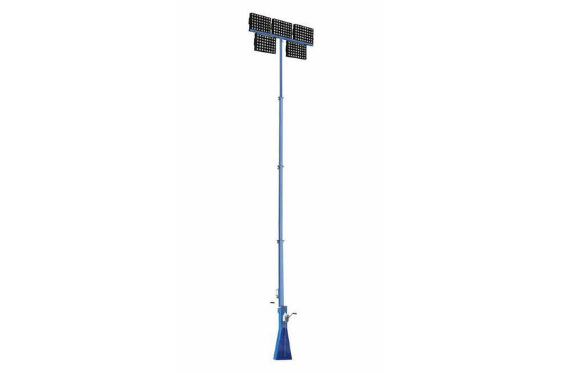 2400 Watt High Intensity LED Light Tower - Four Stage Mast - Extends up to 40 Feet - 324,000 Lumens