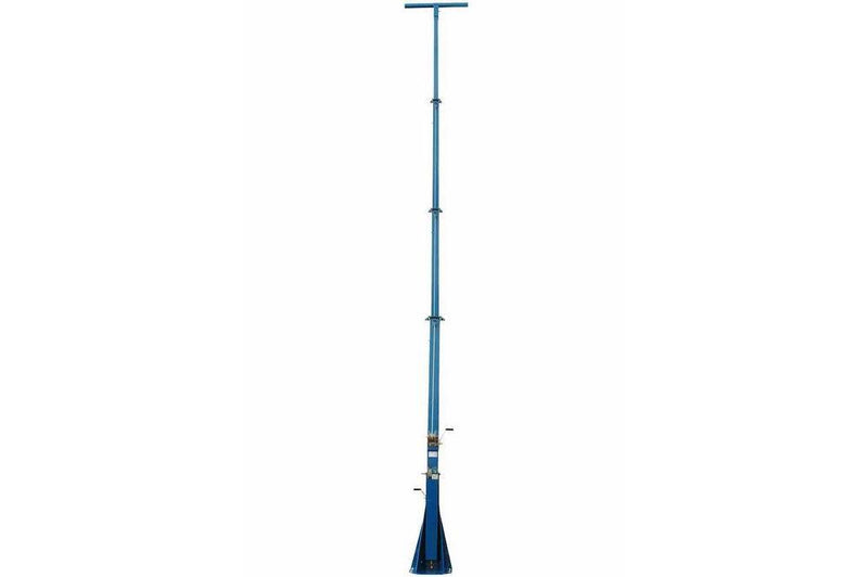 40' Telescoping Light Mast - 13-40' 4-Stage Light Tower - 360Â° Rotating Boom - Fixed Mount