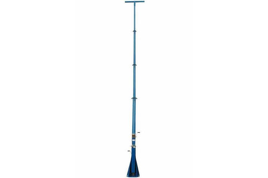 40 Foot Telescoping Light Mast - 13-40' Fold Over Four Stage Light Tower - 360Ã‚Â° Rotating Boom