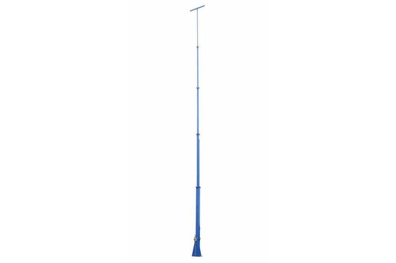 Telescoping Light Mast - 13.5-50' 5 Stage Fixed Mount Light Tower - 360Ã‚Â° Rotating Boom - No Winch