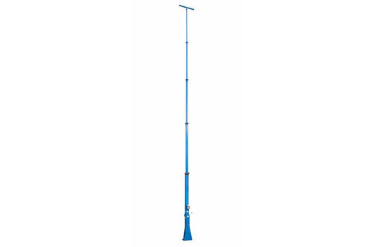 Telescoping Light Mast - 13.5-50' 5 Stage Fixed Mount Light Tower - 360Ã‚Â° Rotating Boom - (1) Winch
